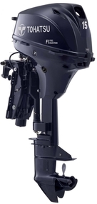 15HP Tohatsu Short Shaft EFi Power Tilt Remote Control 4-Stroke Outboard Motor with 12L Tank & Line image